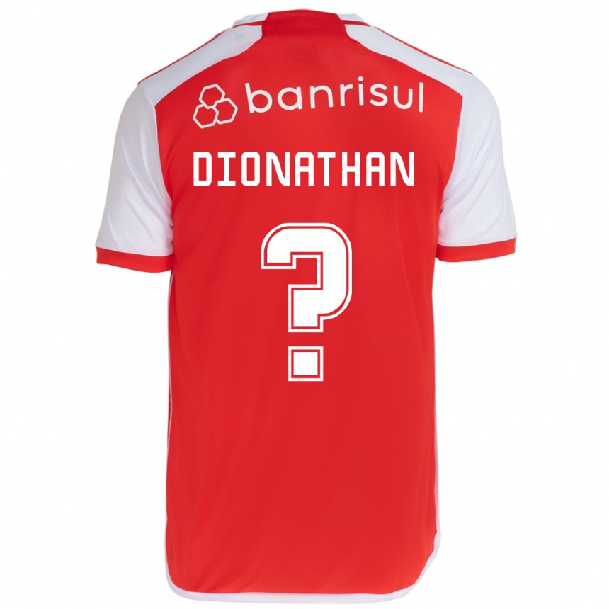 Kids Football Dionathan #0 Red White Home Jersey 2024/25 T-Shirt Australia