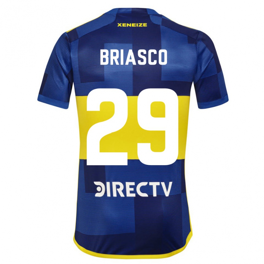 Kids Football Norberto Briasco #29 Blue Yellow Home Jersey 2024/25 T-Shirt Australia