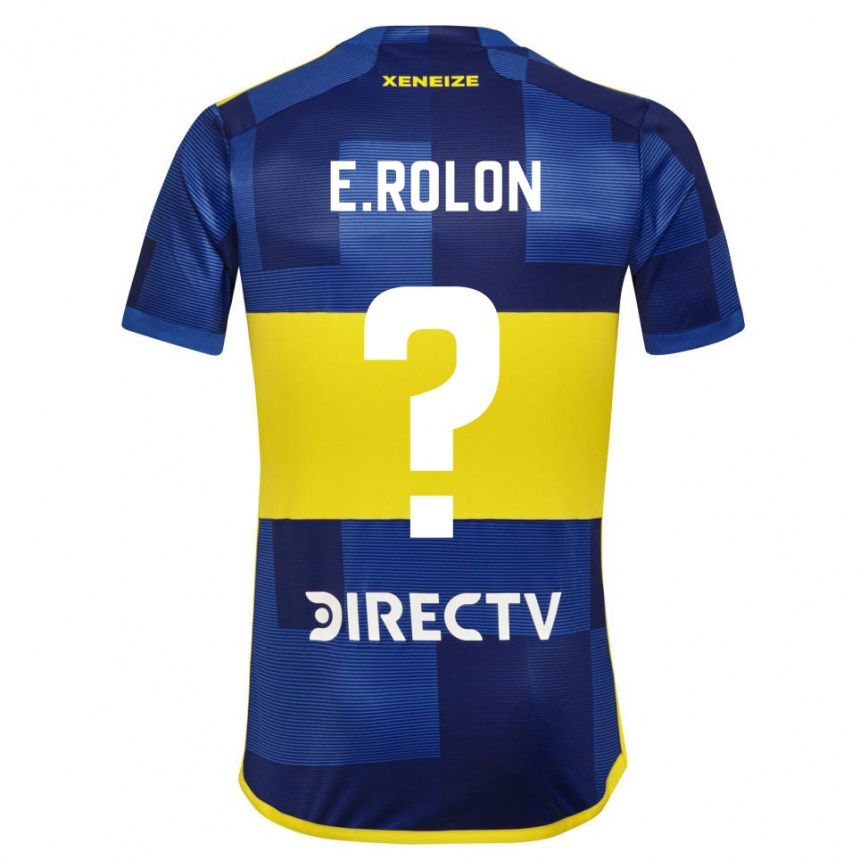 Kids Football Esteban Rolon #0 Blue Yellow Home Jersey 2024/25 T-Shirt Australia