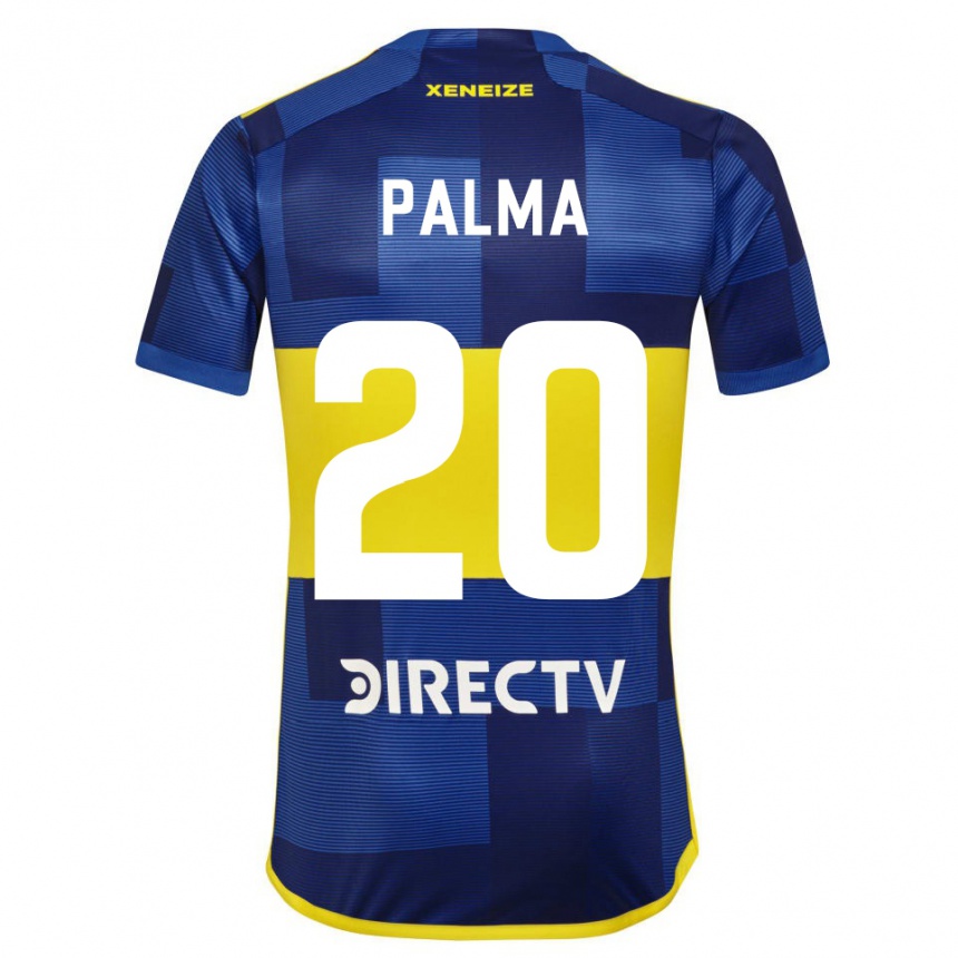 Kids Football Lucas Palma #20 Blue Yellow Home Jersey 2024/25 T-Shirt Australia