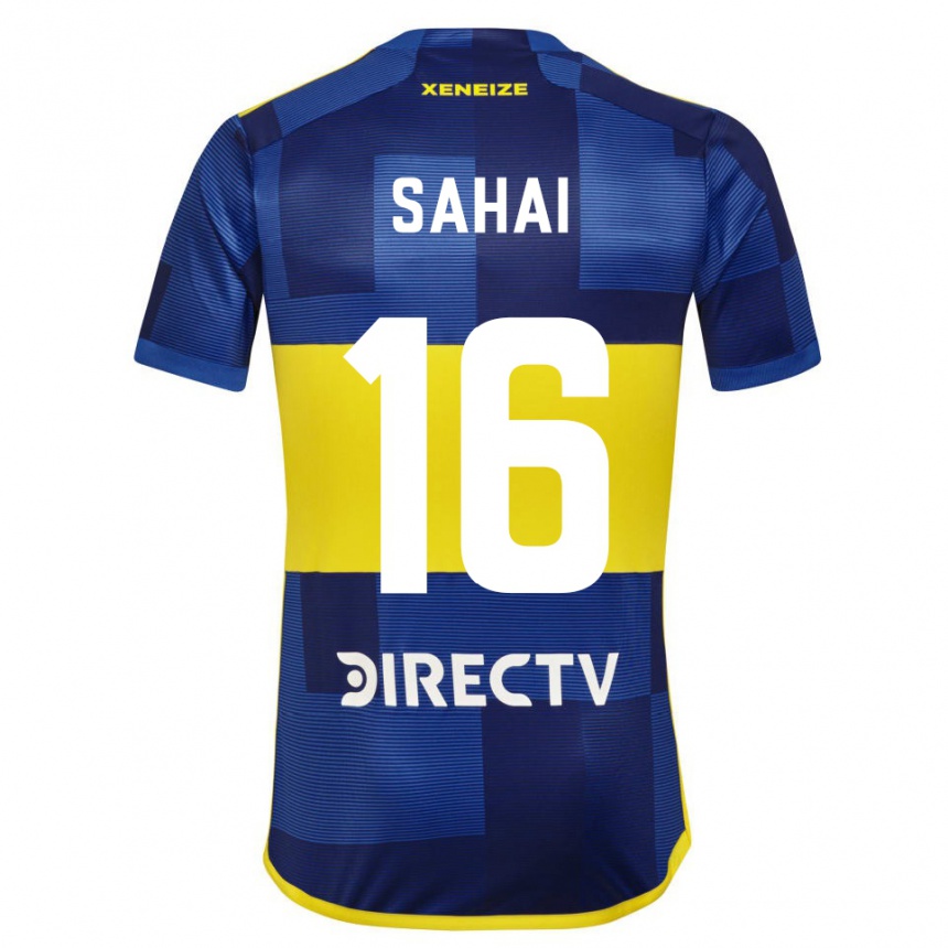 Kids Football Veer Sahai #16 Blue Yellow Home Jersey 2024/25 T-Shirt Australia