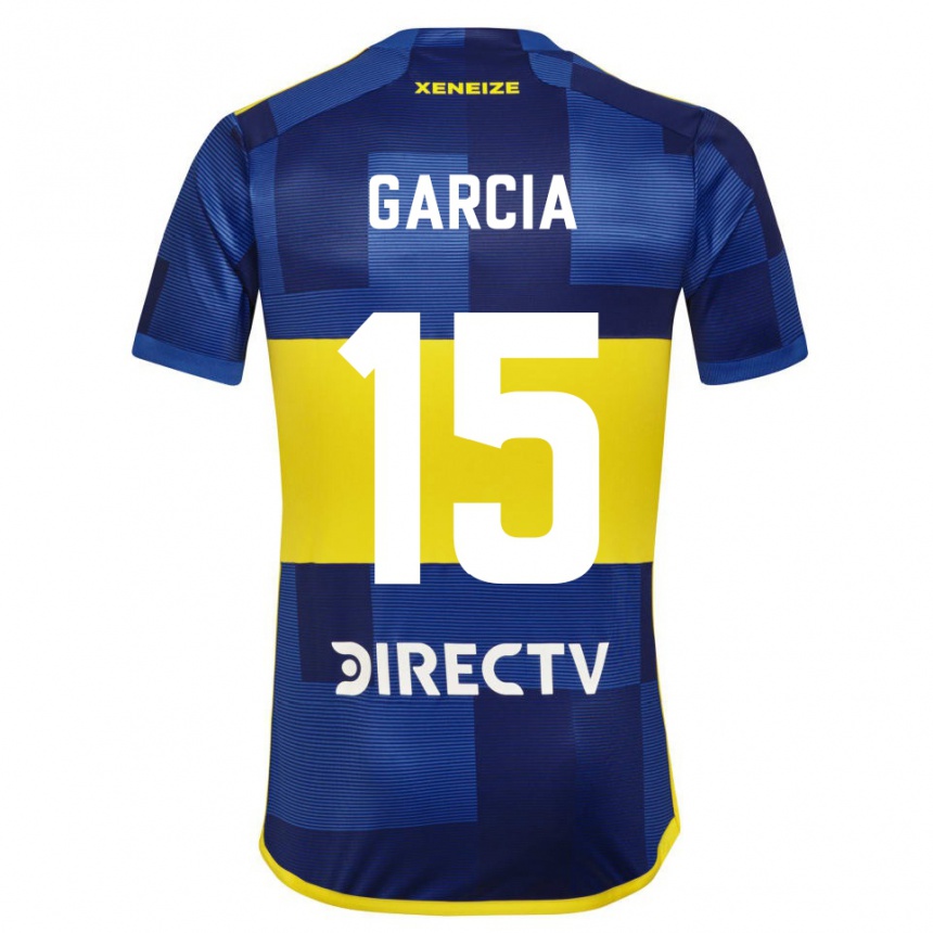 Kids Football Ramiro Garcia #15 Blue Yellow Home Jersey 2024/25 T-Shirt Australia