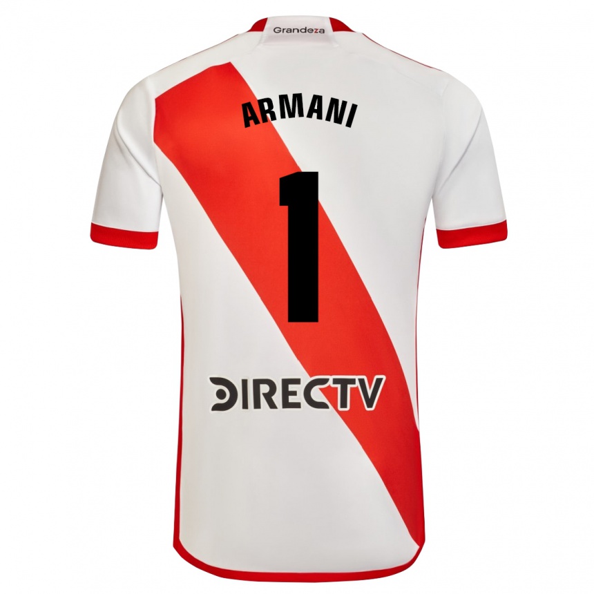 Kids Football Franco Armani #1 White Red Home Jersey 2024/25 T-Shirt Australia