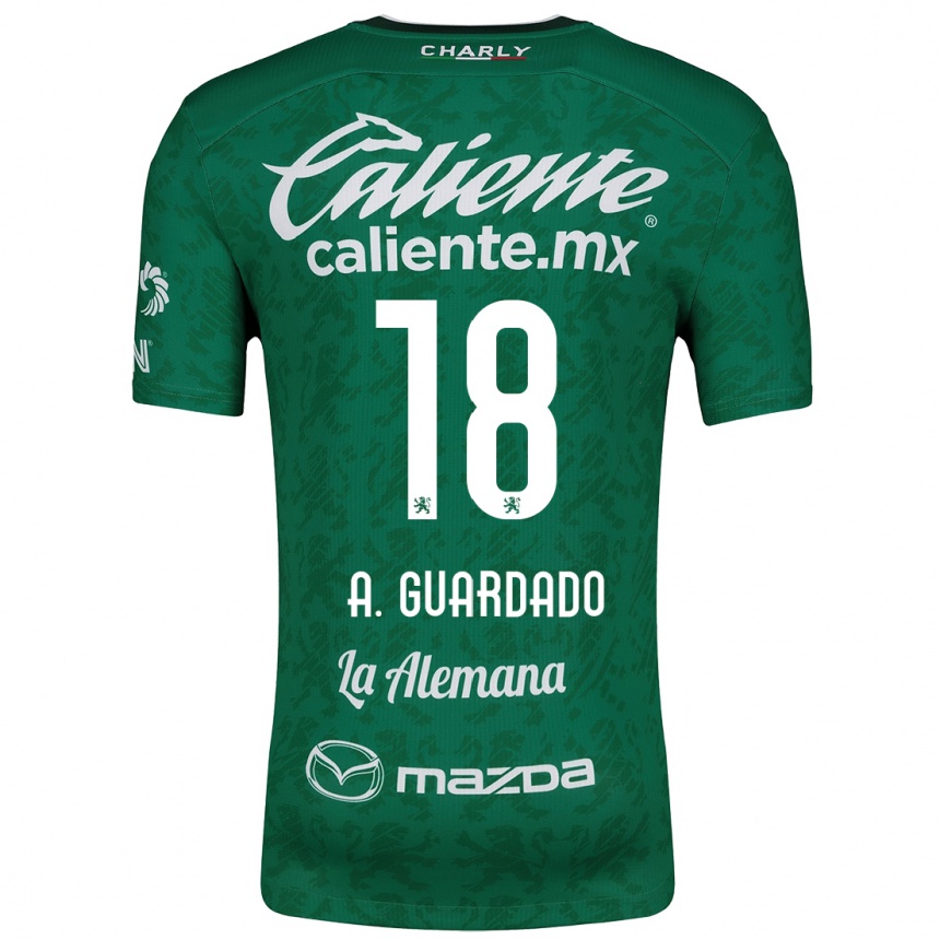 Kids Football Andrés Guardado #18 Green White Home Jersey 2024/25 T-Shirt Australia