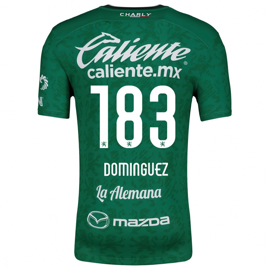 Kids Football Jesús Domínguez #183 Green White Home Jersey 2024/25 T-Shirt Australia