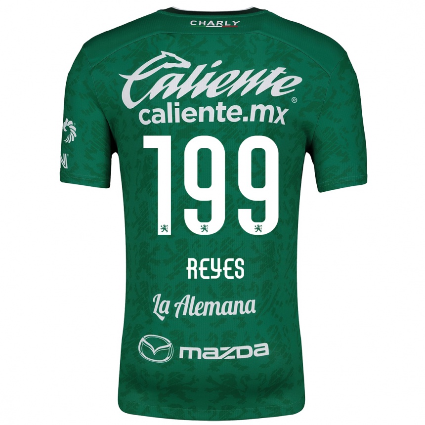 Kids Football Jonathan Reyes #199 Green White Home Jersey 2024/25 T-Shirt Australia