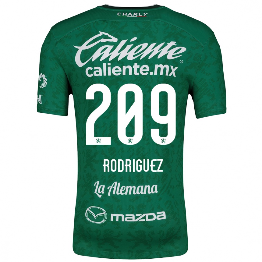 Kids Football Víctor Rodríguez #209 Green White Home Jersey 2024/25 T-Shirt Australia