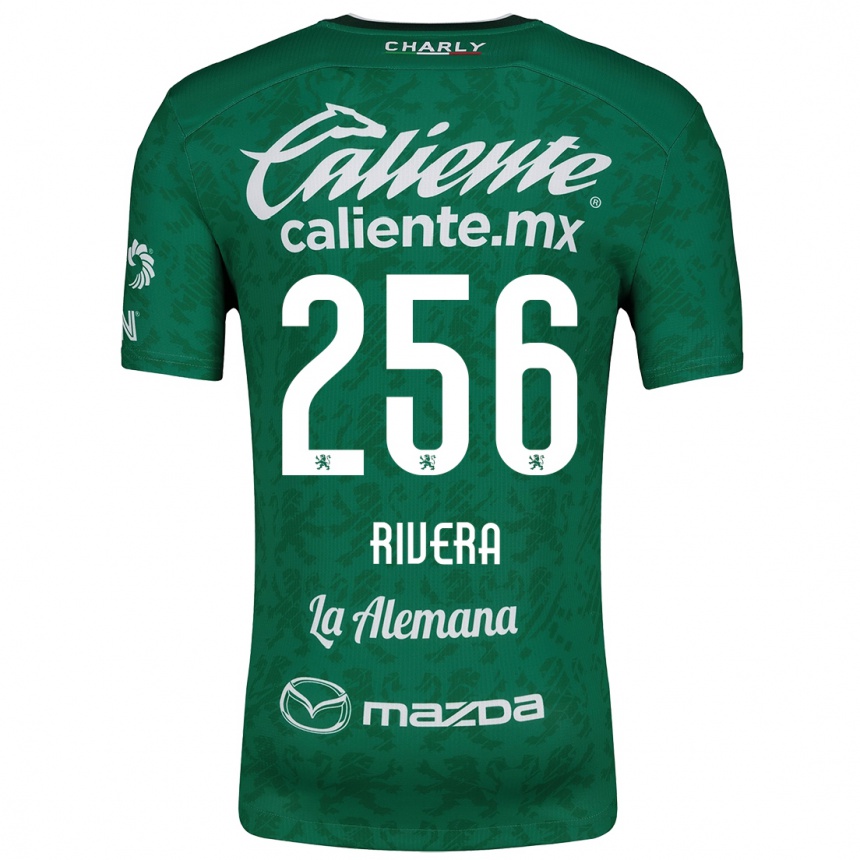 Kids Football Fernando Rivera #256 Green White Home Jersey 2024/25 T-Shirt Australia