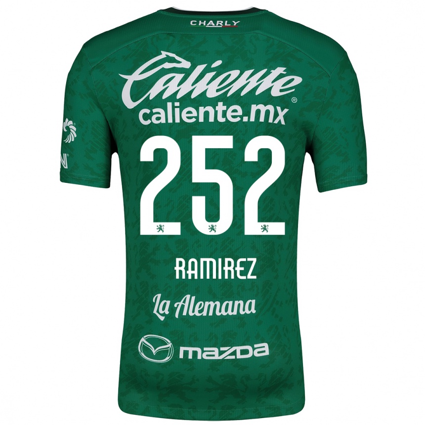 Kids Football Luis Ramírez #252 Green White Home Jersey 2024/25 T-Shirt Australia