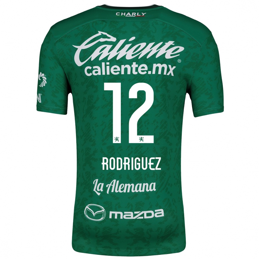 Kids Football Lixy Rodríguez #12 Green White Home Jersey 2024/25 T-Shirt Australia