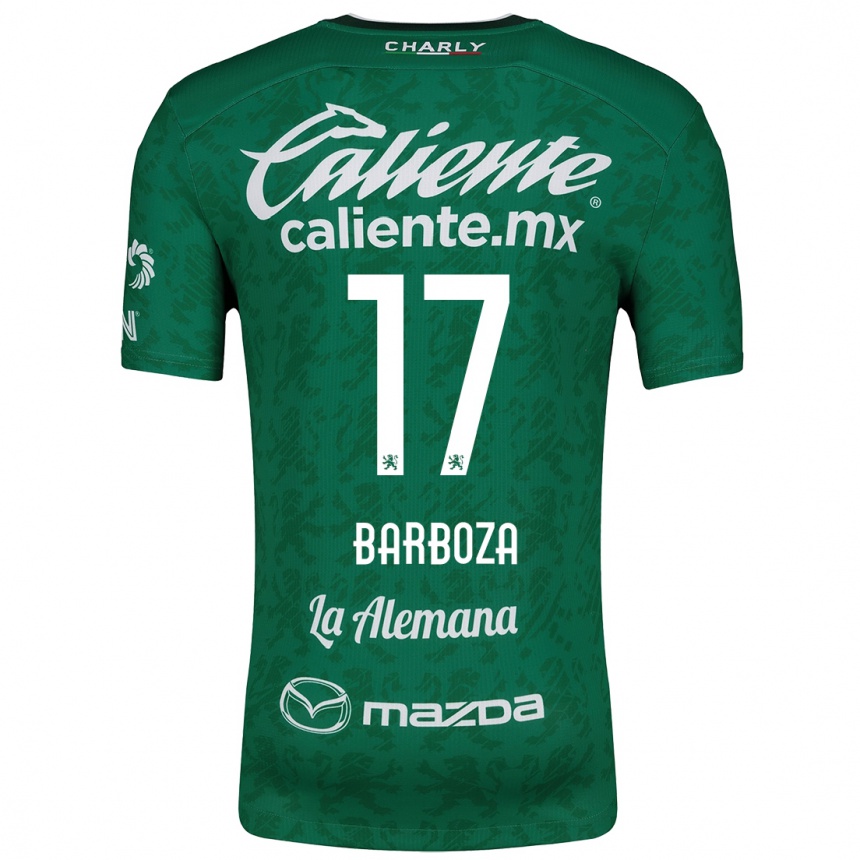 Kids Football Marypaz Barboza #17 Green White Home Jersey 2024/25 T-Shirt Australia