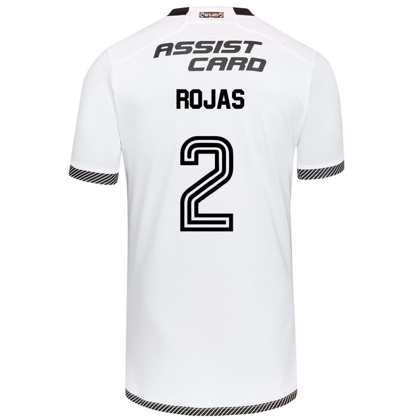 Kids Football Jeyson Rojas #2 White Black Home Jersey 2024/25 T-Shirt Australia