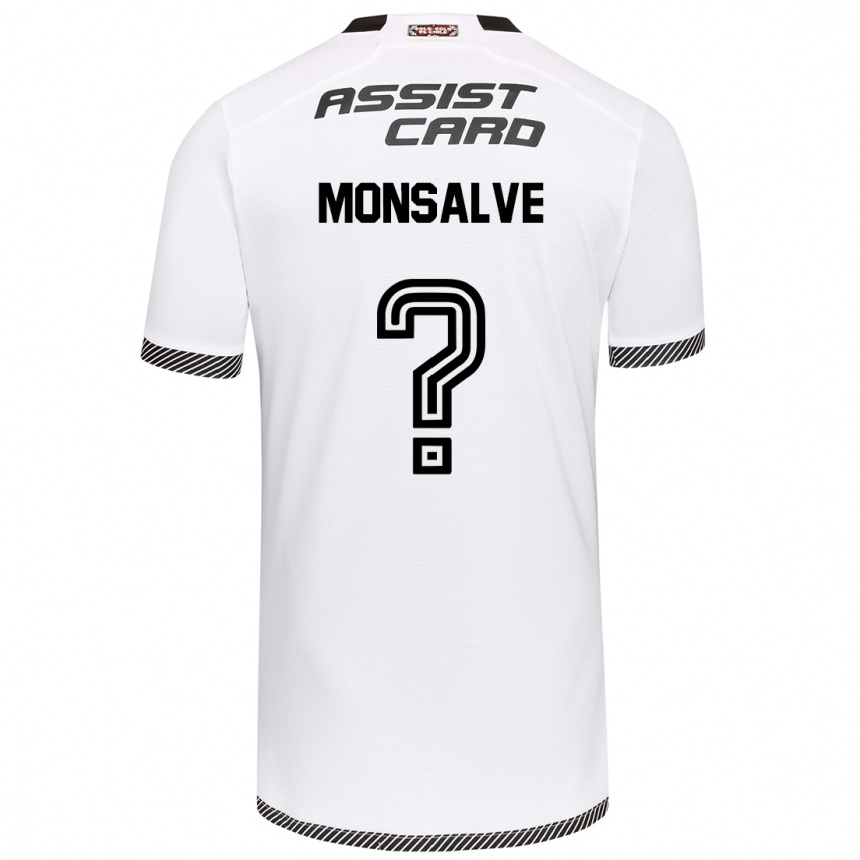 Kids Football Gaspar Monsalve #0 White Black Home Jersey 2024/25 T-Shirt Australia