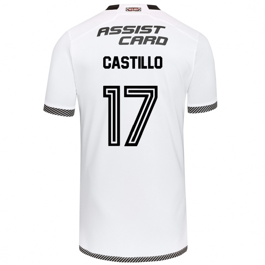 Kids Football Fabián Castillo #17 White Black Home Jersey 2024/25 T-Shirt Australia