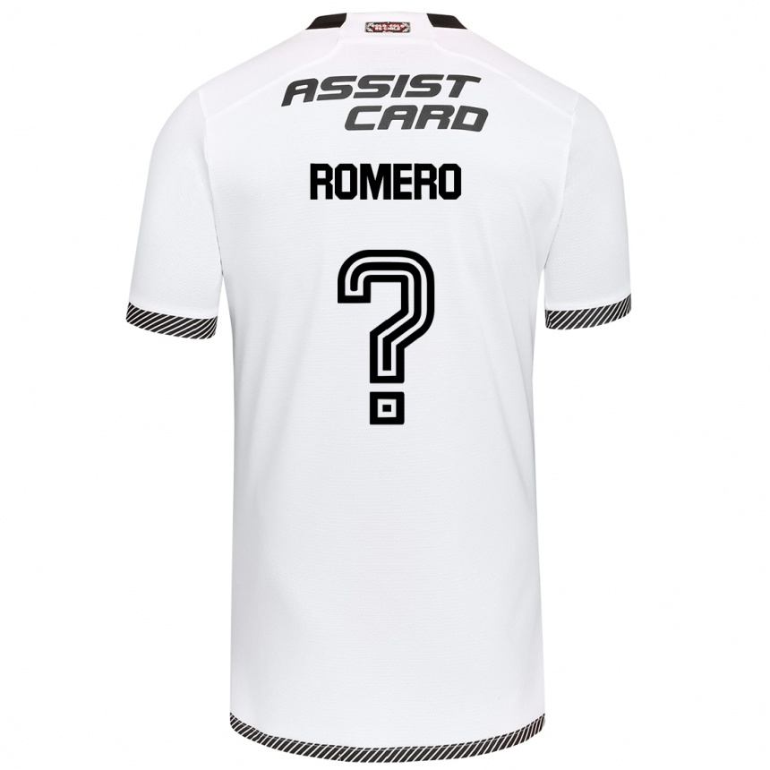 Kids Football Enzo Romero #0 White Black Home Jersey 2024/25 T-Shirt Australia