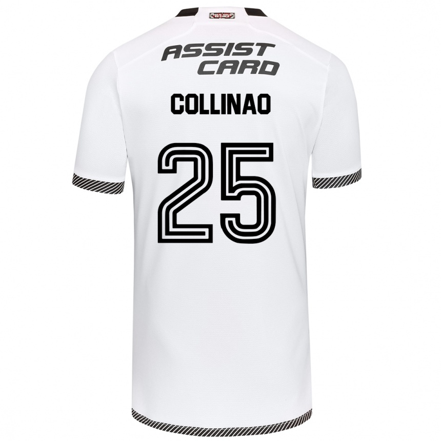 Kids Football Margarita Collinao #25 White Black Home Jersey 2024/25 T-Shirt Australia