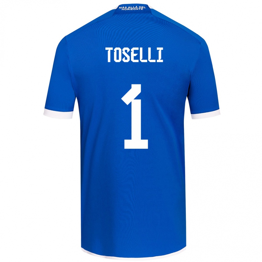 Kids Football Cristopher Toselli #1 Blue White Home Jersey 2024/25 T-Shirt Australia