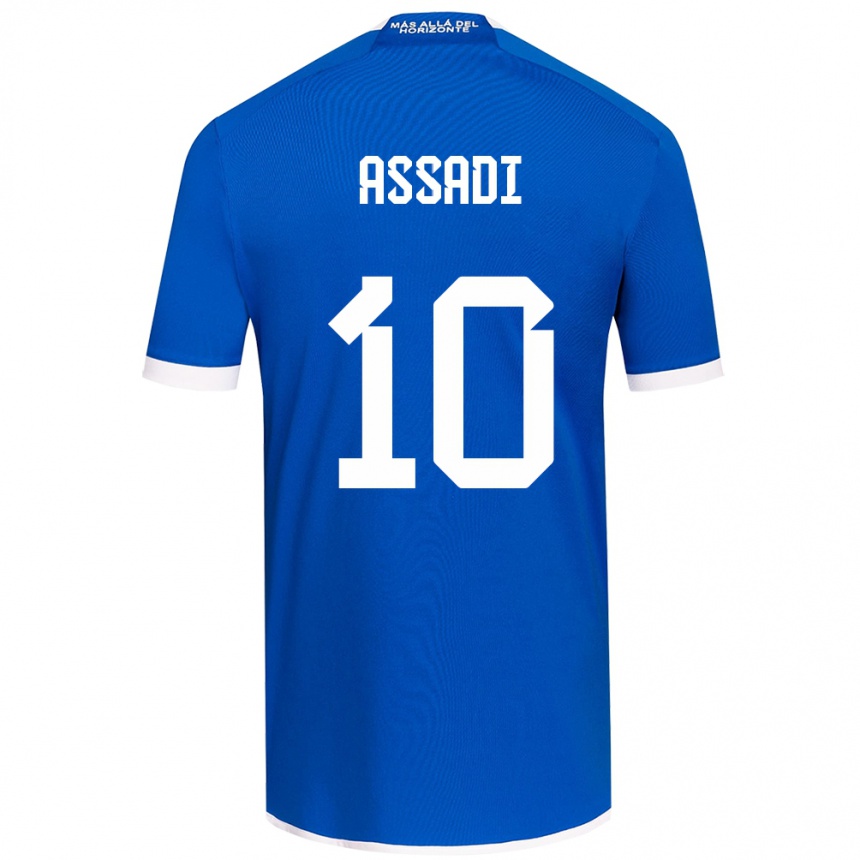 Kids Football Lucas Assadi #10 Blue White Home Jersey 2024/25 T-Shirt Australia