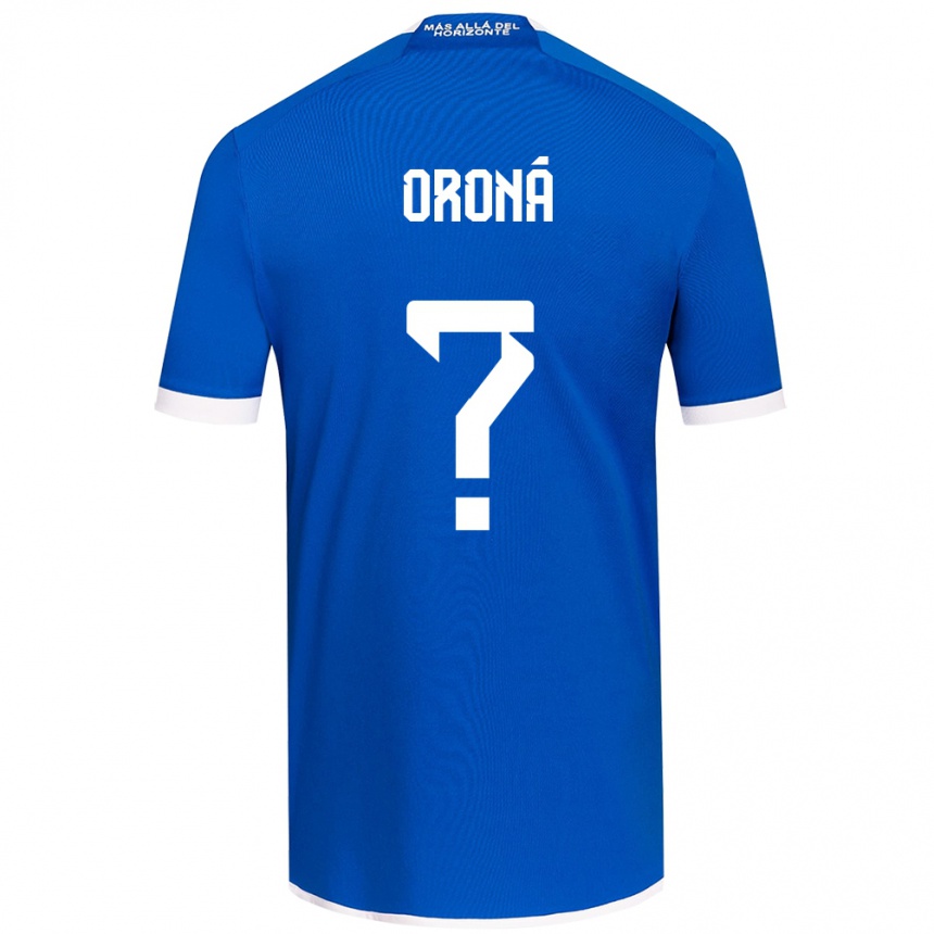 Kids Football Marco Oroná #0 Blue White Home Jersey 2024/25 T-Shirt Australia