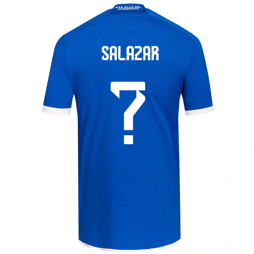 Kids Football Yahir Salazar #0 Blue White Home Jersey 2024/25 T-Shirt Australia