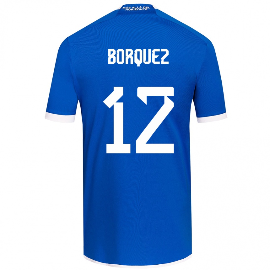 Kids Football Gabriela Bórquez #12 Blue White Home Jersey 2024/25 T-Shirt Australia