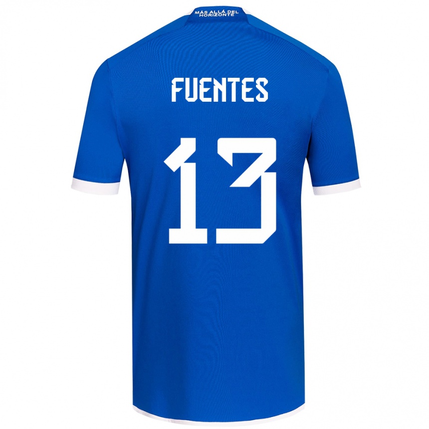 Kids Football Karen Fuentes #13 Blue White Home Jersey 2024/25 T-Shirt Australia