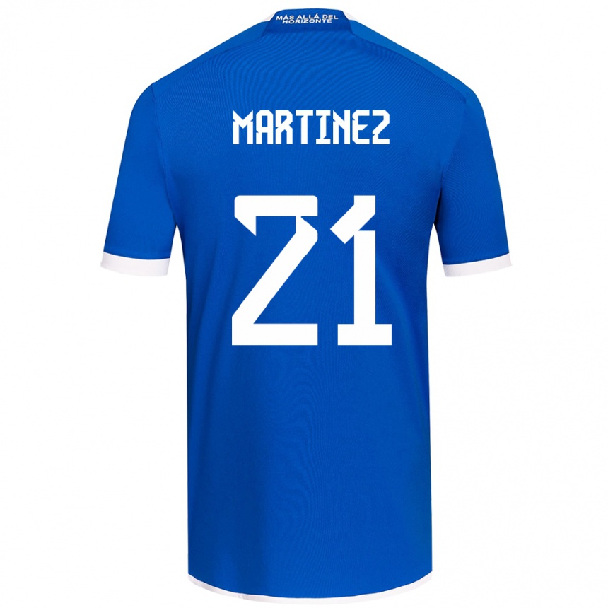 Kids Football Maria Martínez #21 Blue White Home Jersey 2024/25 T-Shirt Australia