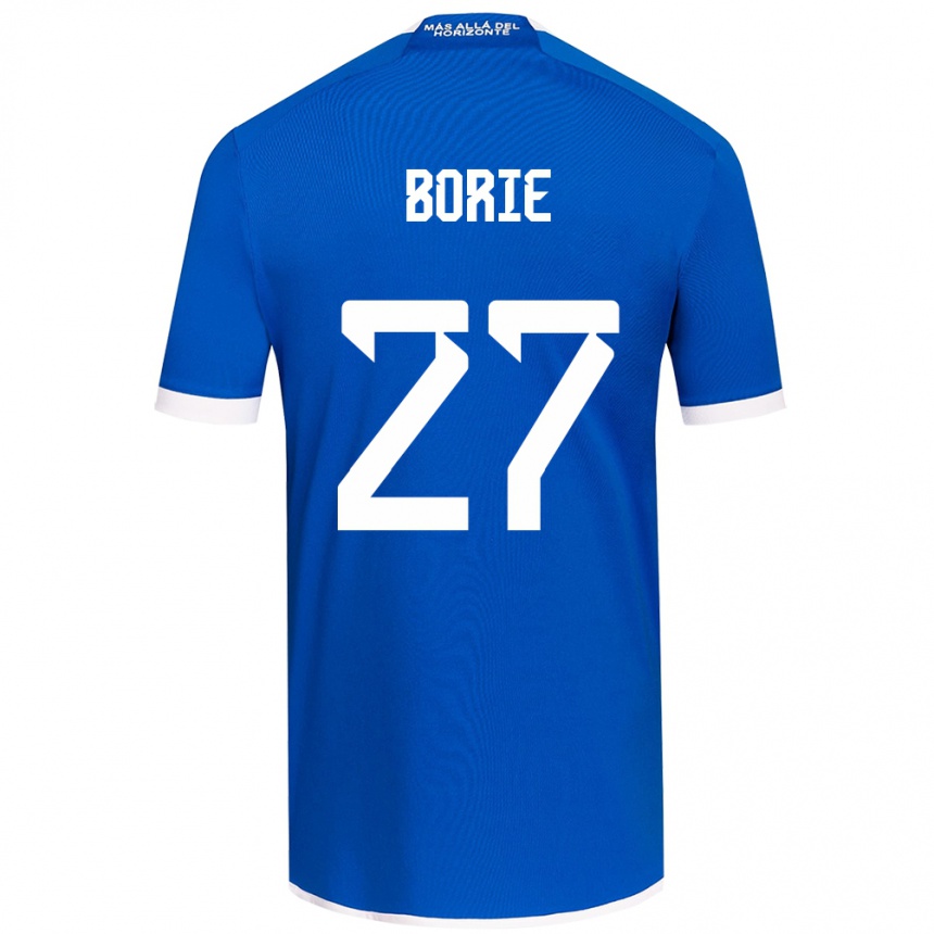 Kids Football Emilie Borie #27 Blue White Home Jersey 2024/25 T-Shirt Australia