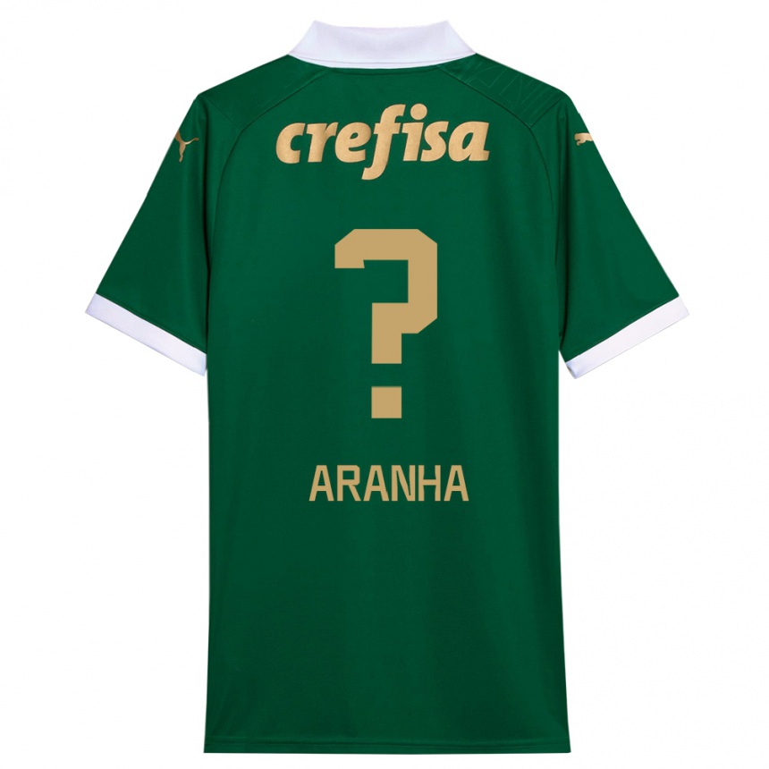 Kids Football Aranha #0 Green White Home Jersey 2024/25 T-Shirt Australia