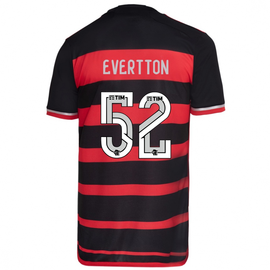 Kids Football Evertton #52 Red Black Home Jersey 2024/25 T-Shirt Australia