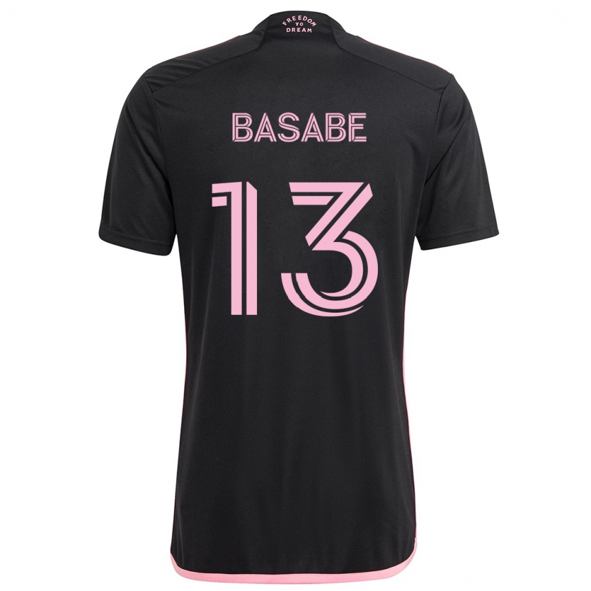 Kids Football Samuel Basabe #13 Black Away Jersey 2024/25 T-Shirt Australia