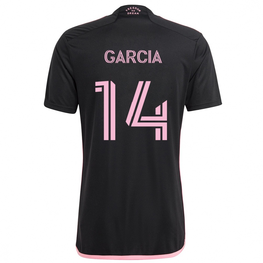 Kids Football Santiago Garcia #14 Black Away Jersey 2024/25 T-Shirt Australia