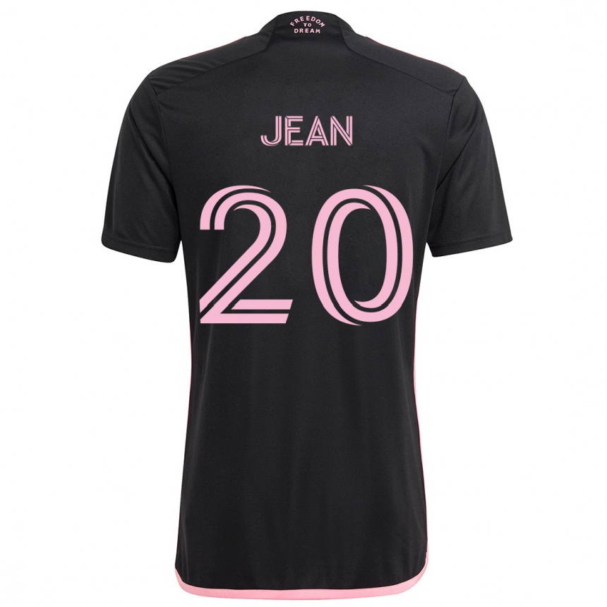 Kids Football Corentin Jean #20 Black Away Jersey 2024/25 T-Shirt Australia