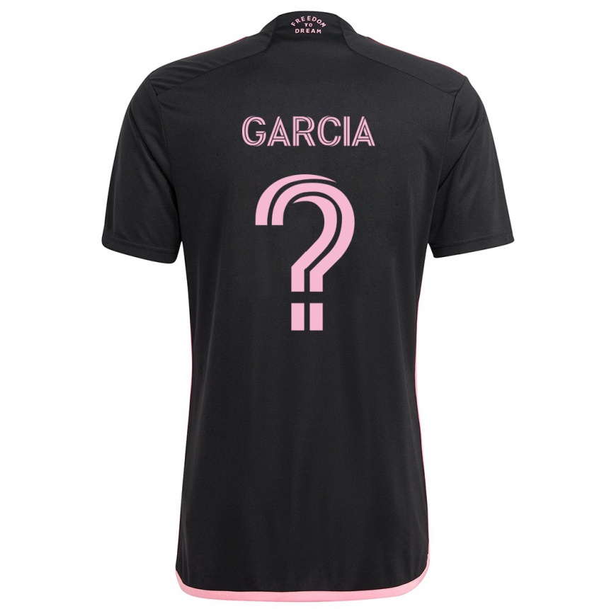 Kids Football Lesther Garcia #0 Black Away Jersey 2024/25 T-Shirt Australia