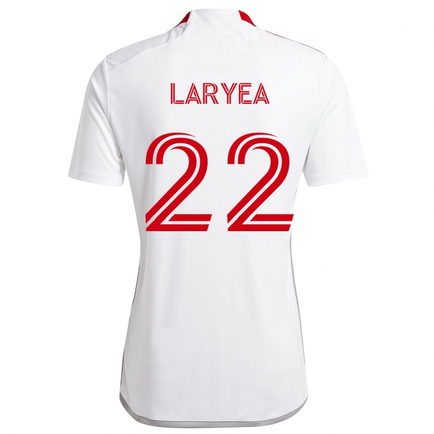 Kids Football Richie Laryea #22 White Red Away Jersey 2024/25 T-Shirt Australia