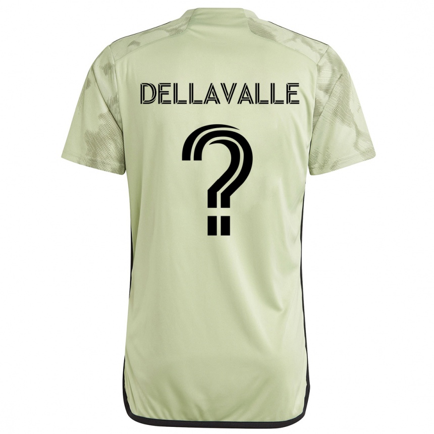 Kids Football Lorenzo Dellavalle #0 Light Green Away Jersey 2024/25 T-Shirt Australia