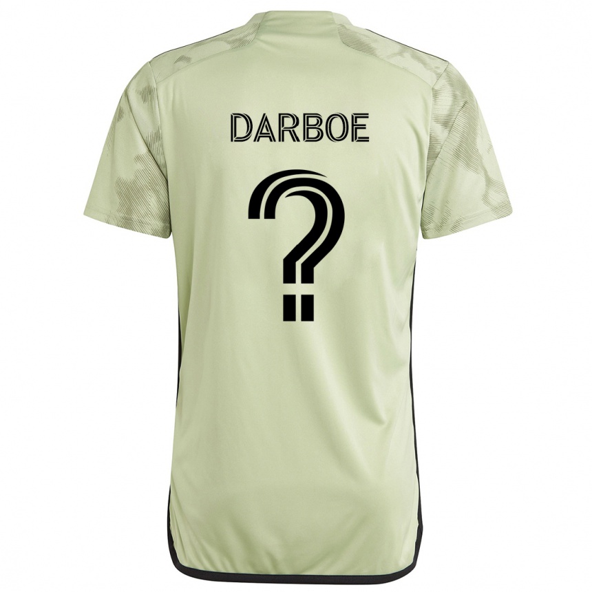 Kids Football Bajung Darboe #0 Light Green Away Jersey 2024/25 T-Shirt Australia