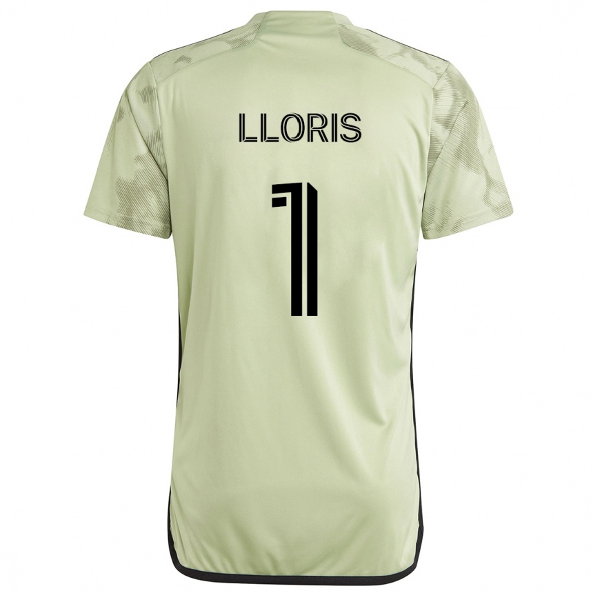 Kids Football Hugo Lloris #1 Light Green Away Jersey 2024/25 T-Shirt Australia