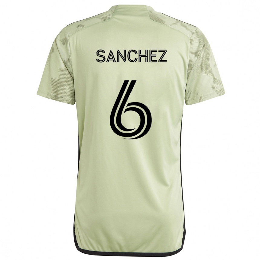 Kids Football Ilie Sánchez #6 Light Green Away Jersey 2024/25 T-Shirt Australia