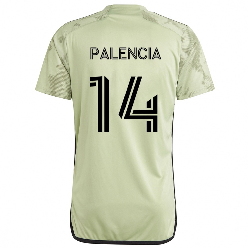 Kids Football Sergi Palencia #14 Light Green Away Jersey 2024/25 T-Shirt Australia