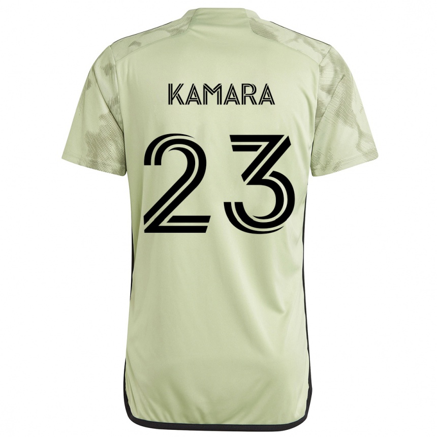 Kids Football Kei Kamara #23 Light Green Away Jersey 2024/25 T-Shirt Australia