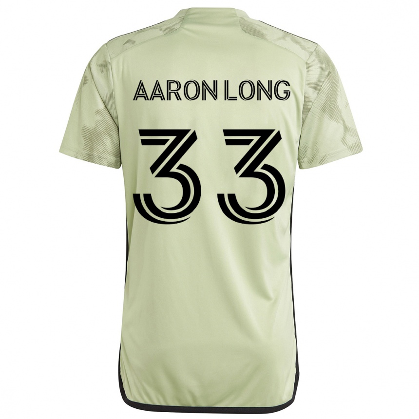 Kids Football Aaron Long #33 Light Green Away Jersey 2024/25 T-Shirt Australia