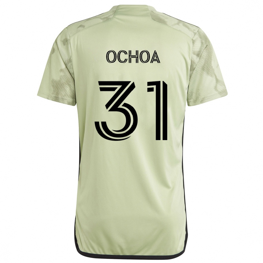 Kids Football David Ochoa #31 Light Green Away Jersey 2024/25 T-Shirt Australia