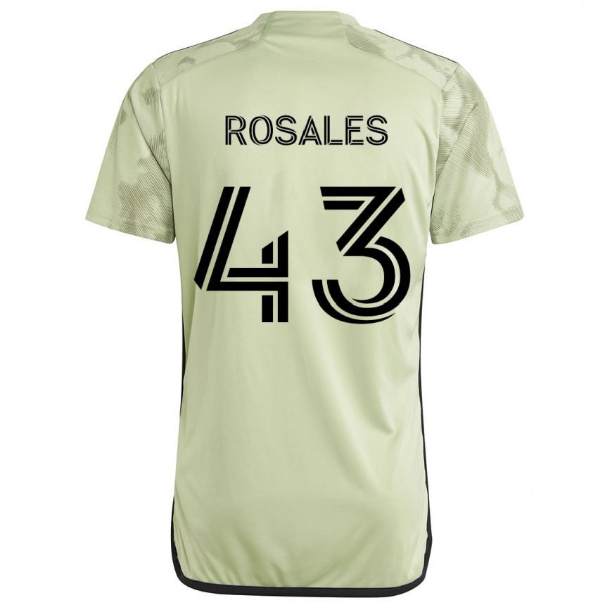 Kids Football Diego Rosales #43 Light Green Away Jersey 2024/25 T-Shirt Australia