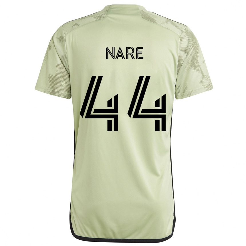 Kids Football Thabo Nare #44 Light Green Away Jersey 2024/25 T-Shirt Australia