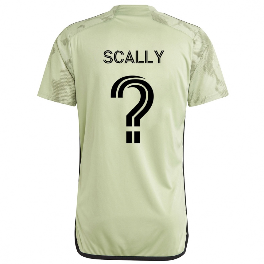 Kids Football Ethan Scally #0 Light Green Away Jersey 2024/25 T-Shirt Australia