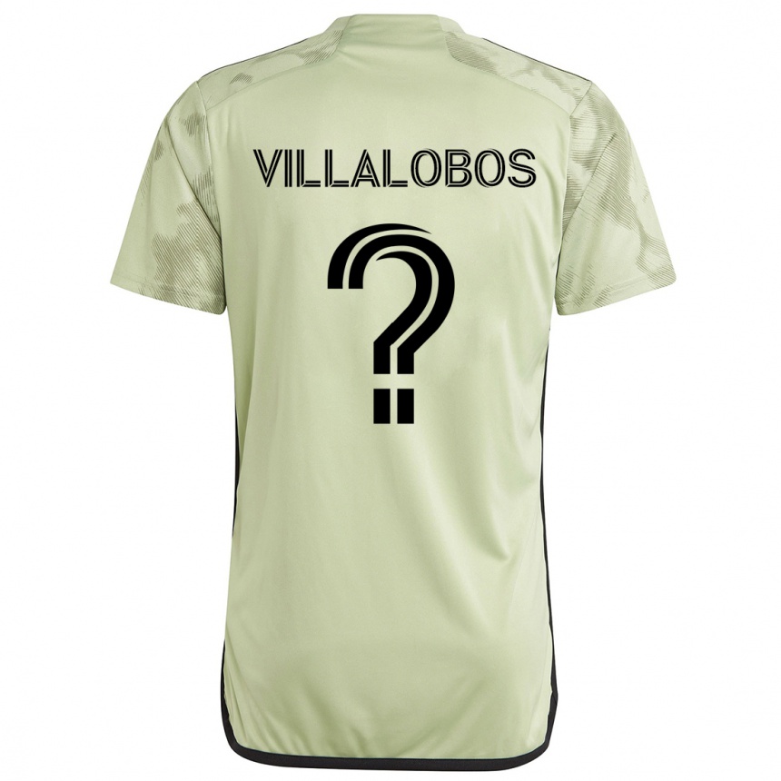 Kids Football Kristian Villalobos #0 Light Green Away Jersey 2024/25 T-Shirt Australia