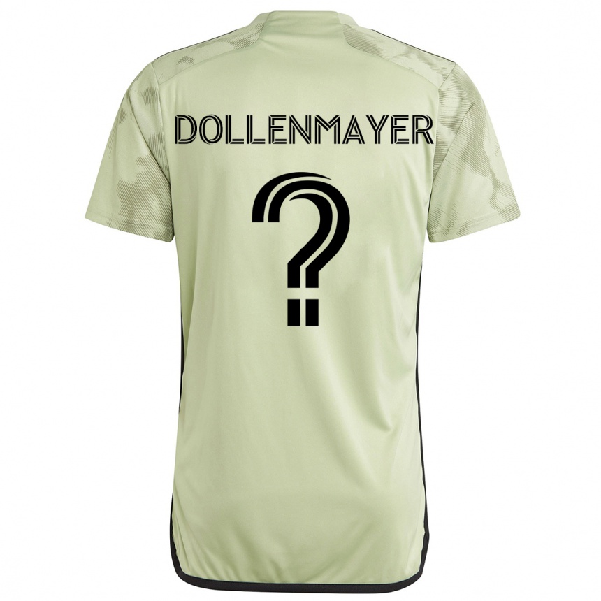 Kids Football Noah Dollenmayer #0 Light Green Away Jersey 2024/25 T-Shirt Australia