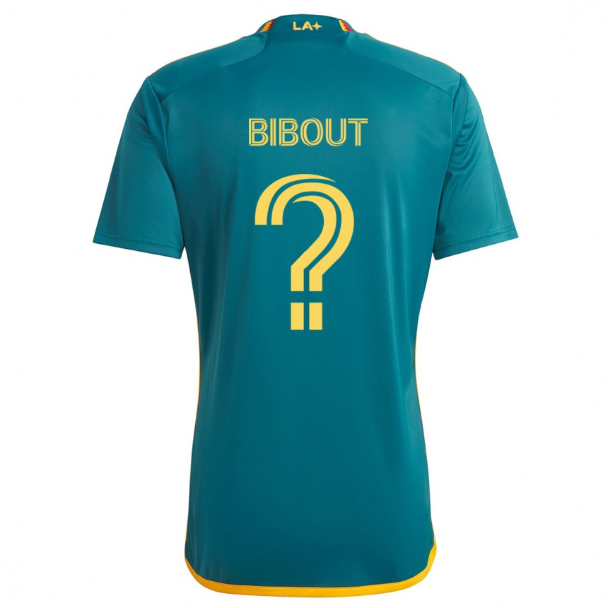 Kids Football Aaron Bibout #0 Green Yellow Away Jersey 2024/25 T-Shirt Australia