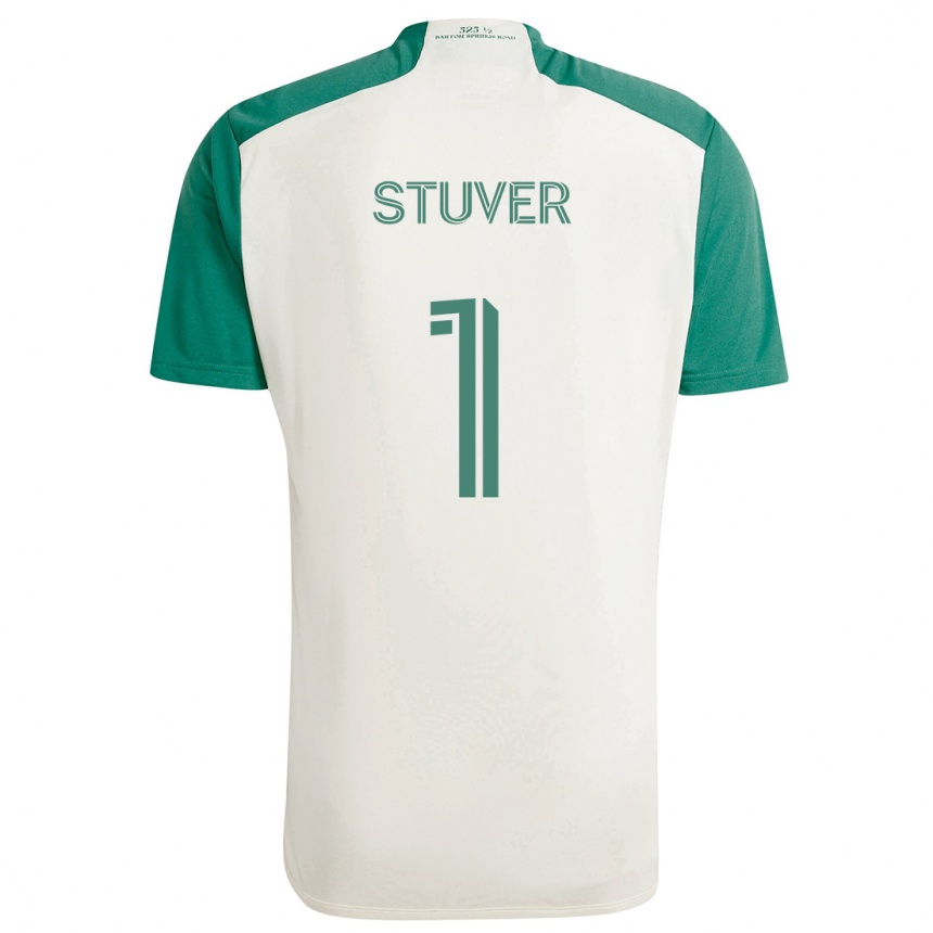 Kids Football Brad Stuver #1 Tan Green Away Jersey 2024/25 T-Shirt Australia